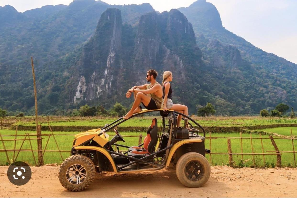 Vang Vieng Victory Hostel מראה חיצוני תמונה